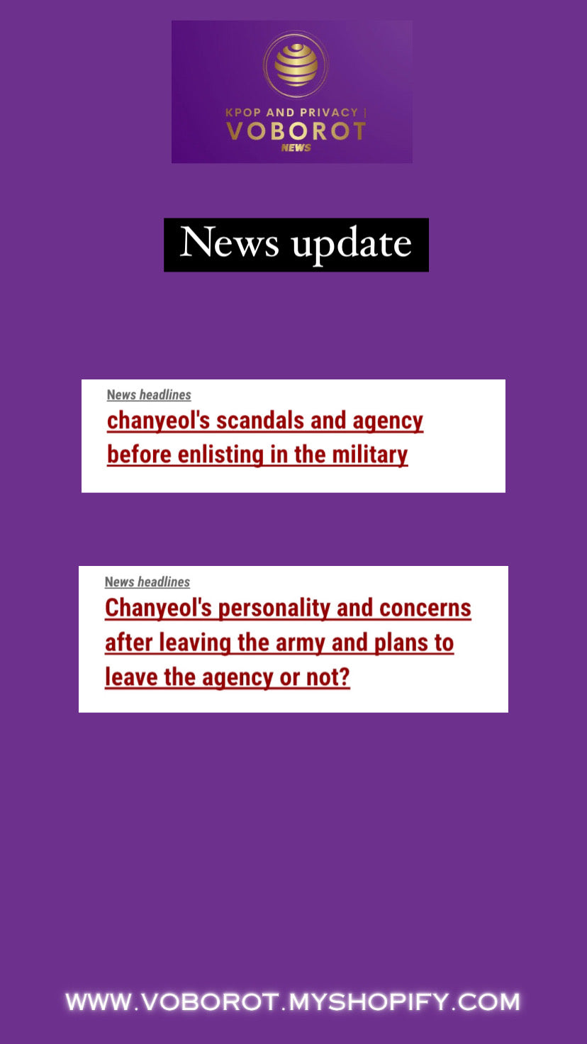 chanyeol's scandals and agency before enlisting in the military