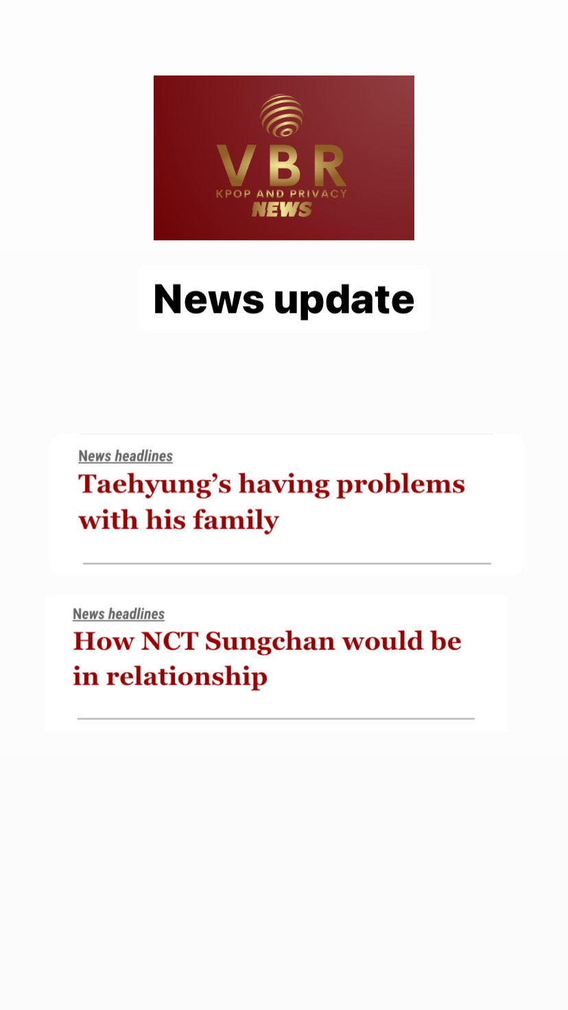 Taehyung's having problems with his family