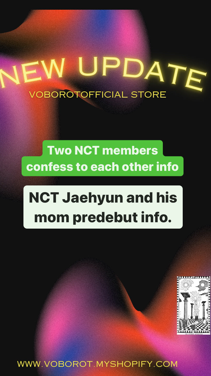 Two NCT members confess to each other info