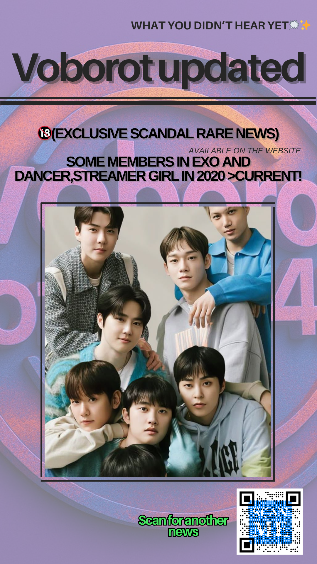 (Exclusive)some members in exo and dancer,streamer girl in 2020 >current!