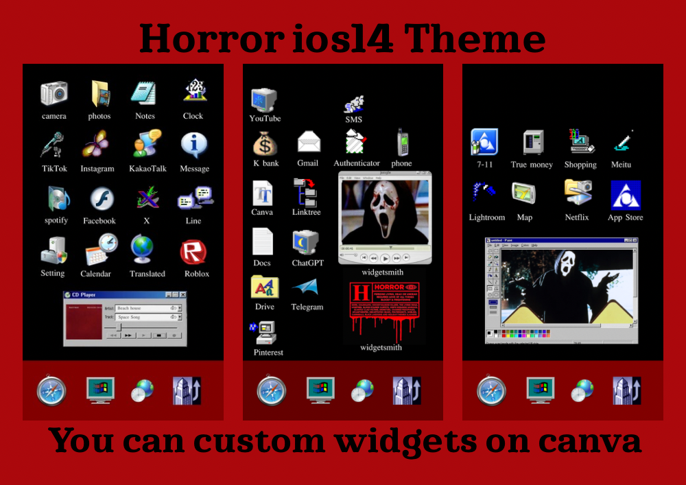 Horror ios 14 Theme