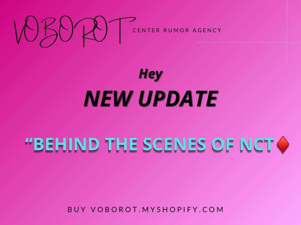 Behind the Scenes of NCT (Alleged Tensions and Staged Friendships Within the Group)