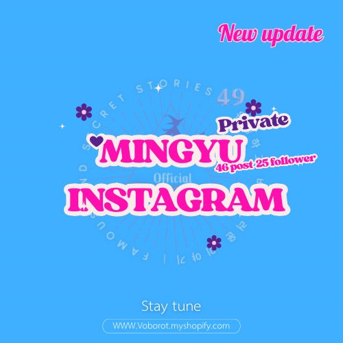 Mingyu Instagram private