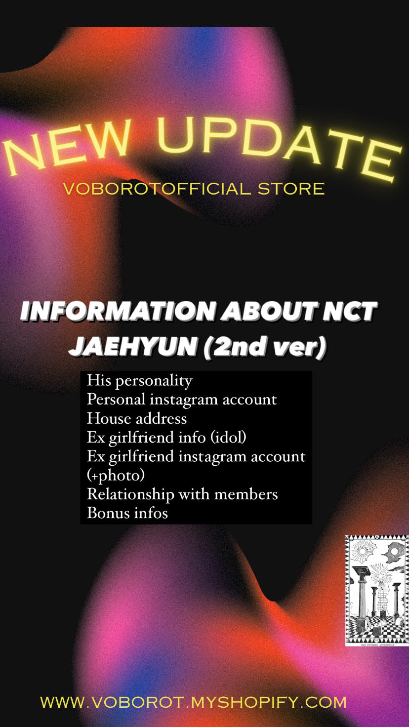INFORMATION ABOUT NCT JAEHYUN (2nd ver)