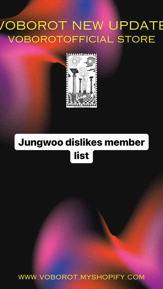 Jungwoo dislikes member
