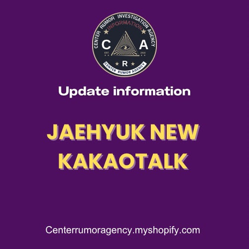 Jaehyuk new kakaotalk