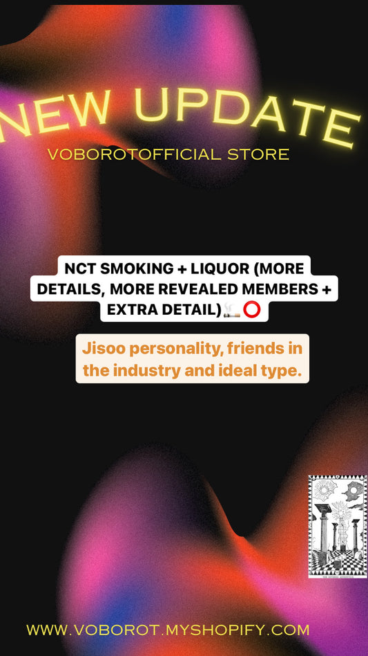 NCT SMOKING+LIQUOR (MORE
DETAILS, MORE REVEALED MEMBERS +EXTRA DETAIL)