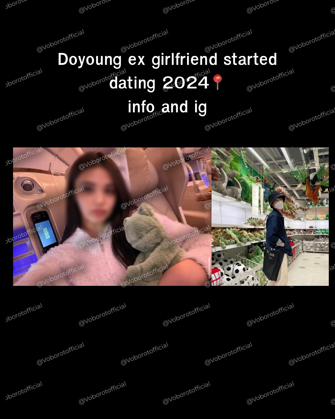 Doyoung ex girlfriend started dating 2024💕