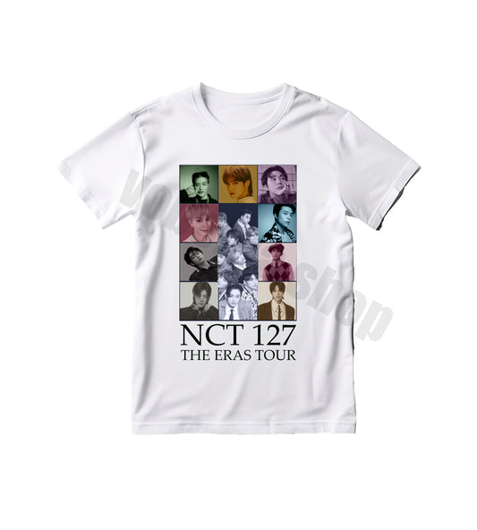 nct127 the eras tour shirt prints