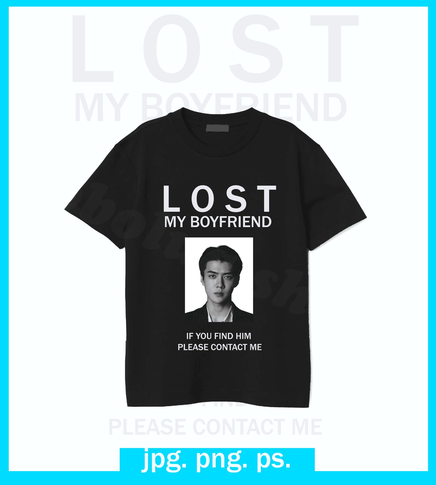 sehun lost shirt