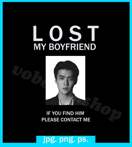 sehun lost shirt