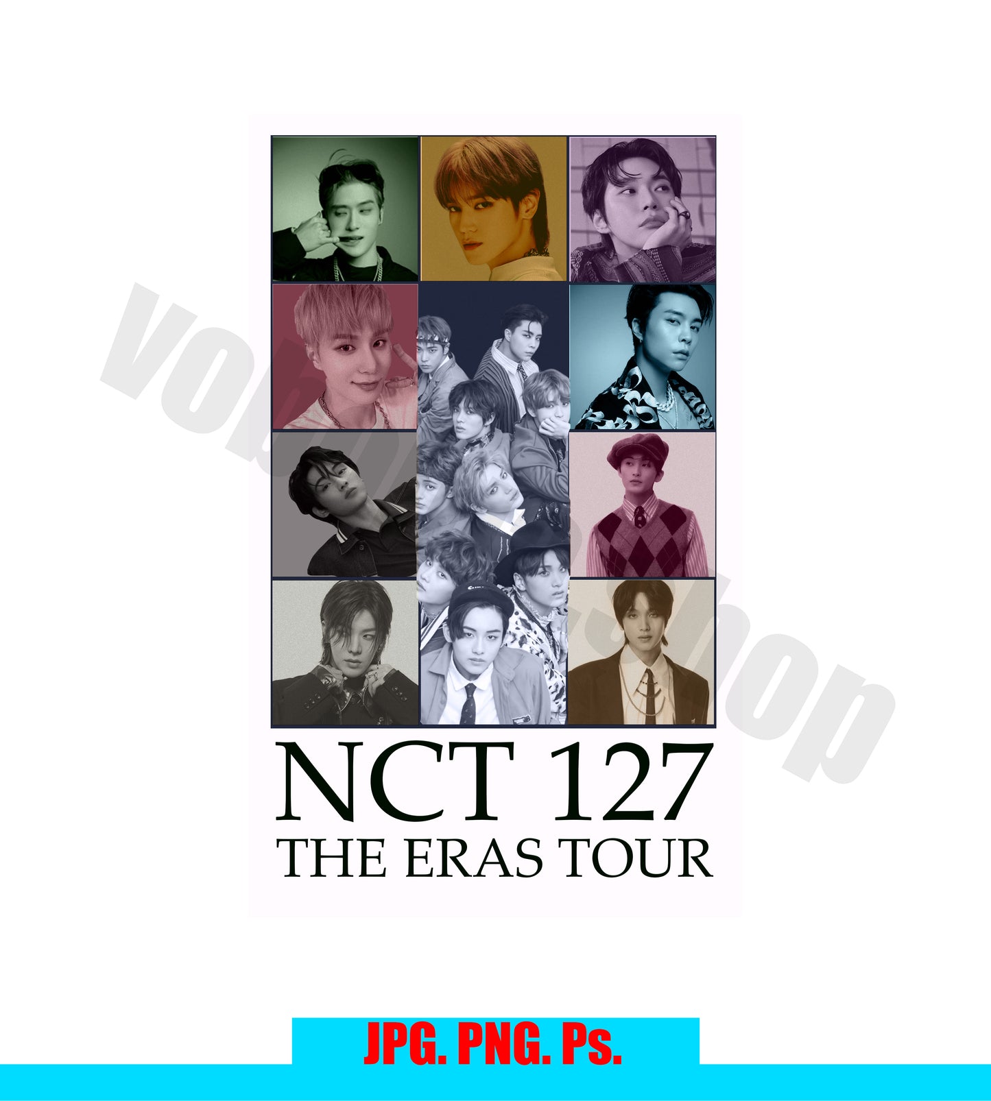 jaehyun the eras tour shirt prints